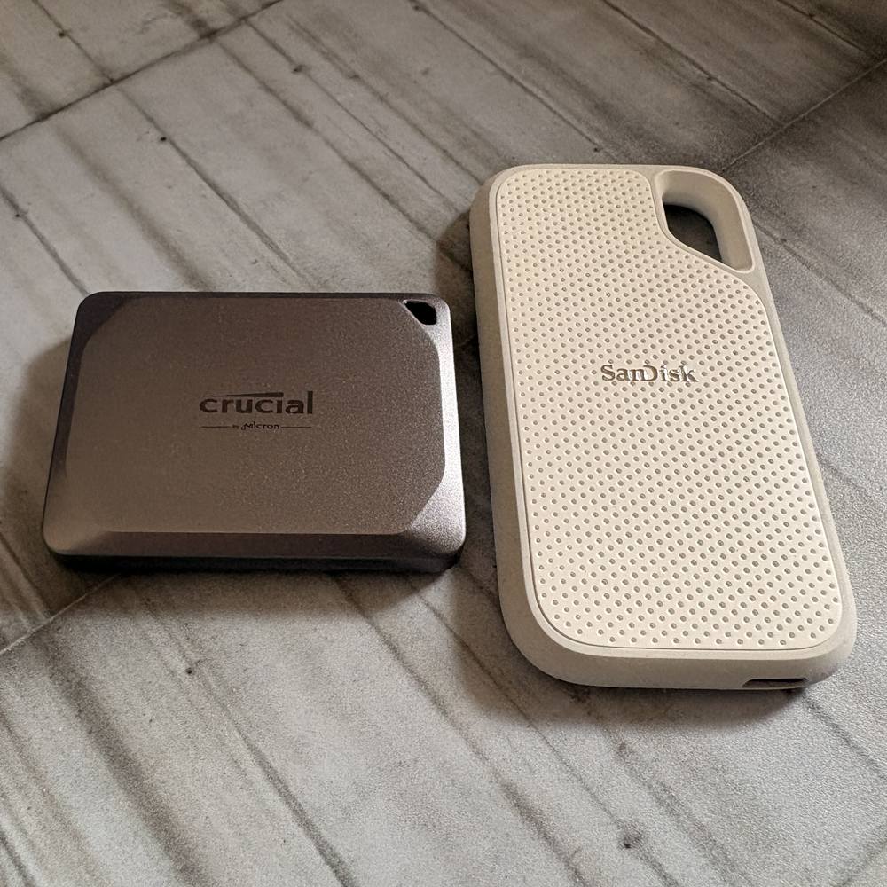 Unterwegs. Zwei kleine Speicher im Alltag