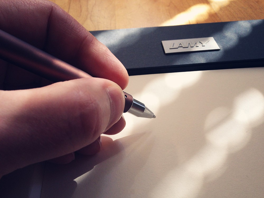 LAMY swift Tintenroller im Alltag