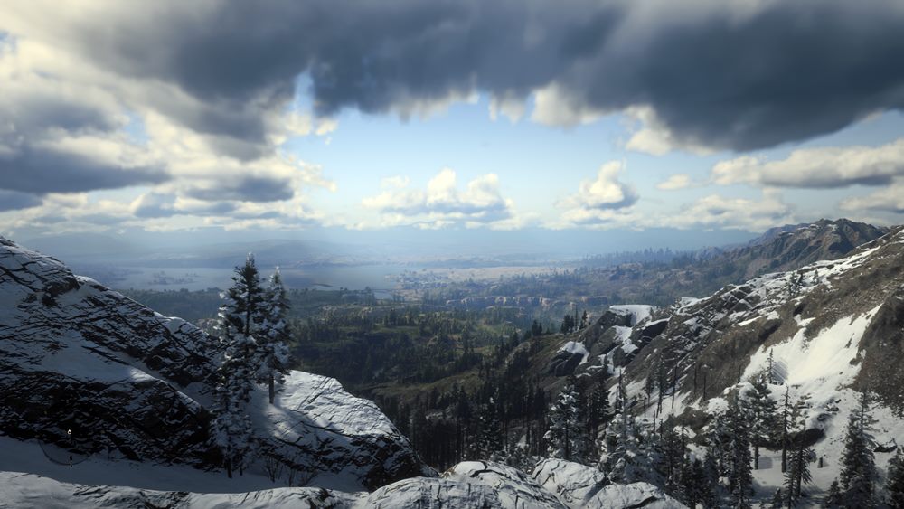 die verschneiten Grizzlies in Red Dead Redemption 2